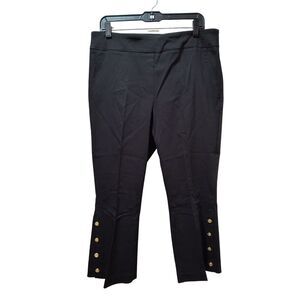 Counterparts Capris Women’s Large Black Pull-On Stretch Pants 34x23